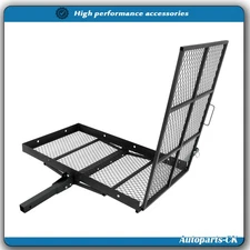 Scooter Rack Ramp Mobility Carrier Trailer Hitch Mount Cargo Folding Wheelchair