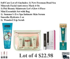 Self Care Lot Of 4 Face Mask And Skin Treats See Description