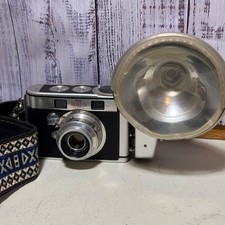 Kodak Signet 40 Camera Ektanar Lens 46 mm f/3.5 with External Flash Untested