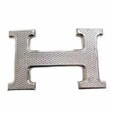 Hermes H Giosh Buckle Only Silver Color Men's Accessory