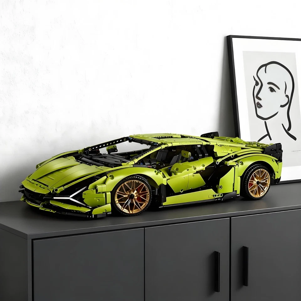 1:8 Technic Lamborghini Sián 42115 Building Sets for Adults -Christmas gift - Image 2 of 4