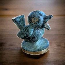 Gluttöter Walter Bosse Vogel Messing Wiener Werkstätten