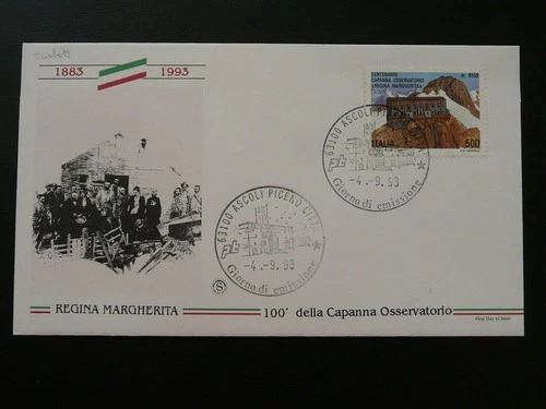 mountain climbing Margherita Hut FDC Italy 1993