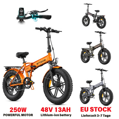 ENGWE EP-2 BOOST 4.0 250W Elektrofahrrad 48V 13Ah City E-Bike FAT BIKE Klapprad