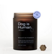 Dog is Human Daily Multivitamin Beef Soft Chews Dog Food Immune Support