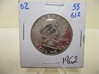 1962 HALF FRANKLIN DOLLAR SILVER COIN