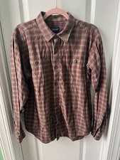 Patagonia Mens Flannel Shirt Organic Cotton Plaid Long Sleeve Size M
