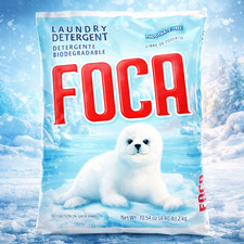 Foca Laundry Detergent, Household Use, Biodegradable & Phosphate-Free 70.54 oz 0.18 per gallon