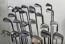 Wholesale Lot of 24 Golf Clubs - Right Handed - Assorted brands and Flexes