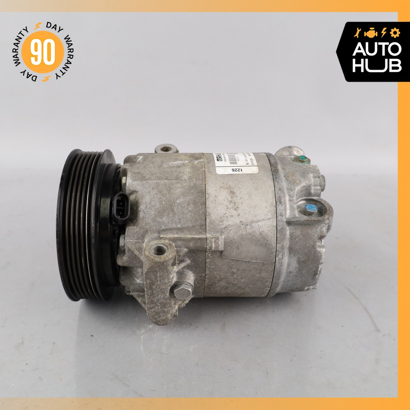 04-19 Maserati GranTurismo M145 A/C Air Conditioning Compressor 01141226 OEM 58k