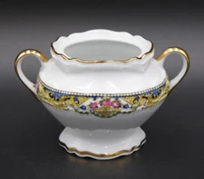 IMPERIA LIMOGES PORCELAINE SUGAR BOWL NO COVER PATTERN IRL2 FRANCE