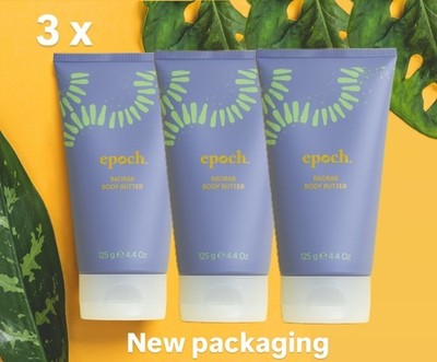 3pk  X Nu Skin NuSkin Epoch Baobab Body Butter NEW Exp 06/2028 [NEW LID]