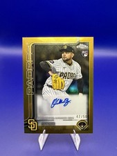 2025 Topps Chrome Update Series Autographs Omar Cruz RC #AC-OC Numbered /50