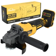 Brushless Cordless Angle Grinder For Dewalt 20V Battery Max 4-1/2" Cut Off Tool