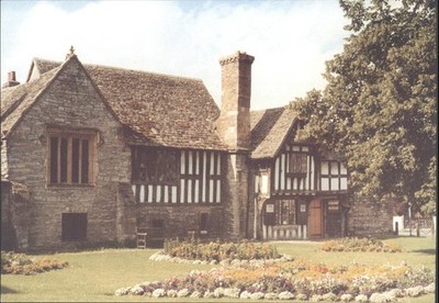Almonry Museum Evesham Postkarte Tal von Evesham Historical Society topographisch