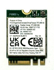 Genuine Realtek RTL8852BE Wi-Fi 6 with Bluetooth 5.2 2.4GHz 5GHz Network Card