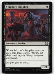 Stitcher's Supplier 157 Duskmourn: House of Horror Commander Uncommon