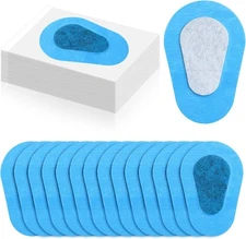 Panitay 40 Pcs Adhesive Eye Patches for Adults Disposable 3 x 2 Inch, BLUE