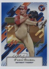 2025 Topps Pristine Blue Refractor 28/75 Tarik Skubal #293 1tv8