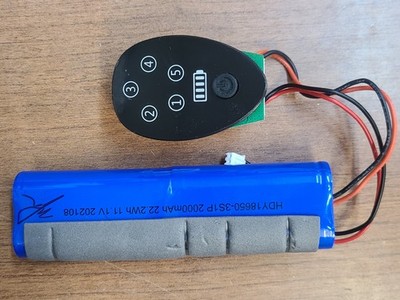 FITRX PRO 7610 5-SPEED SELECTOR INDICATOR POWER BUTTON WITH RECHARGEABLE BATTERY