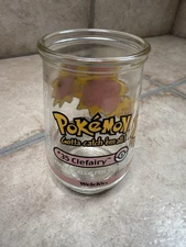 Vintage 1999 Nintendo Pokemon #35 Clefairy Welch's Promo Jelly Jar Glass