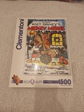 Clementoni Disney Mickey’s Good Deed 1500 Piece Jigsaw Puzzle new/sealed Vintage