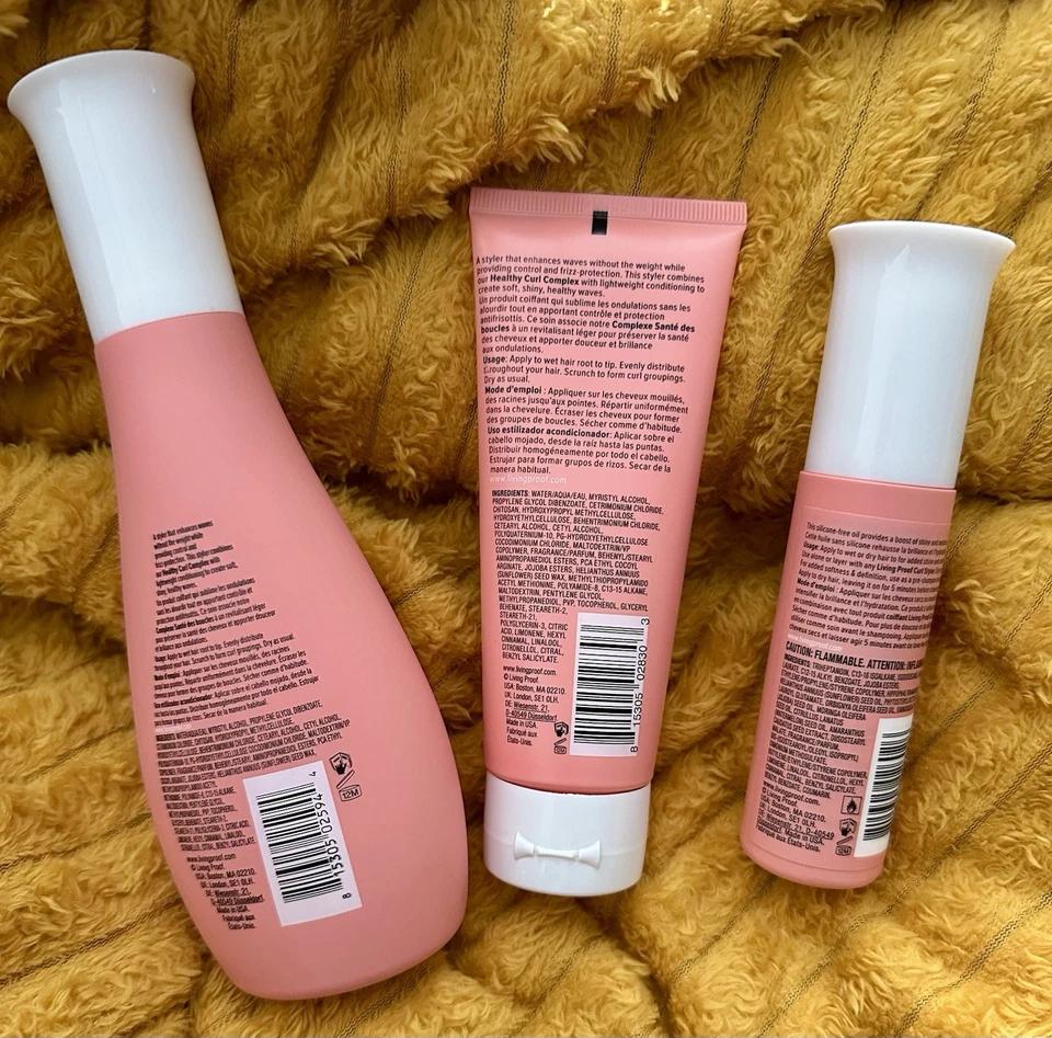 Living Proof Curl Lot - 2 Sizes Curl Enhancer & Curl Moisturizing Shine Oil New - Image 2 of 2