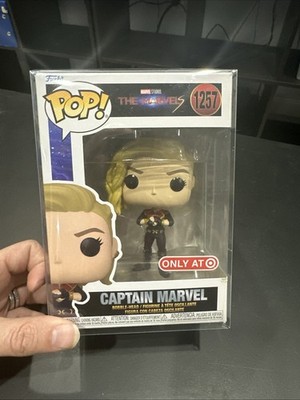 Funko POP! Vinyl: The Marvels Captain Marvel Bobble Head 1257 (Target Exclusive)