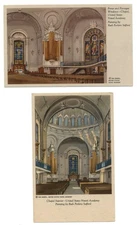 LOT OF 2 ~ US Naval Academy ~ artist Ruth Perkins Safford ~ art postcards