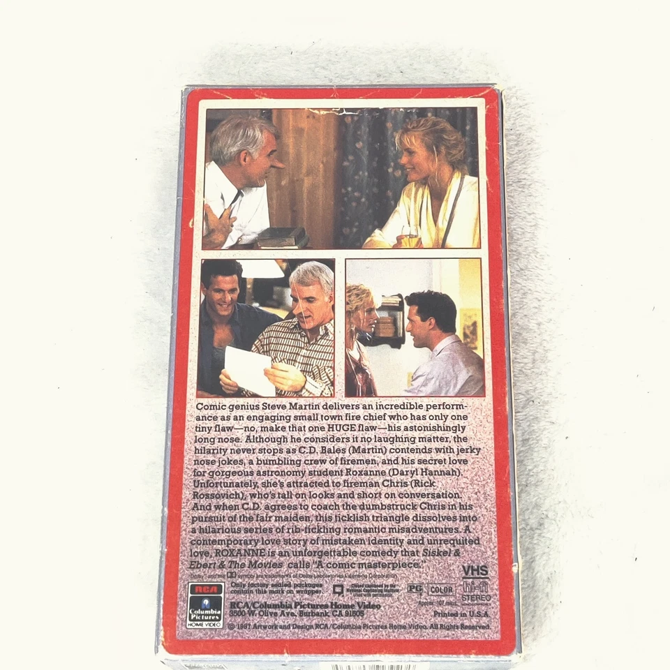 ROXANNE (VHS, 1987) Steve Martin comedy movie - Image 3 of 4