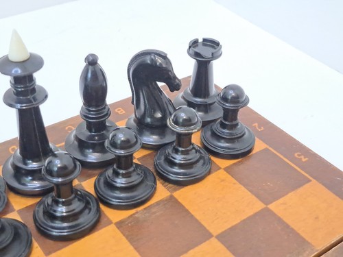 Vintage Soviet 1980s USSR plastic Chess Set 30 cm x 30 cm Collectible - Picture 18 of 24