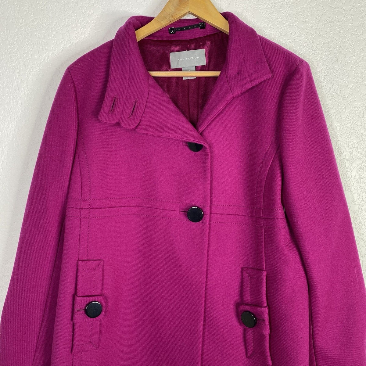 ANN TAYLOR コーラルピンク ウールコート Ann Taylor | Jackets & Coats | Ann Taylor Blush Pink Wool
