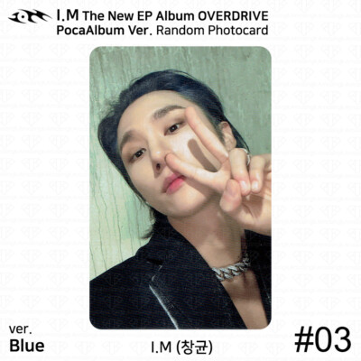 MONSTA X I.M The New Ep OVERDRIVE PocaAlbum Ver Official Photocard