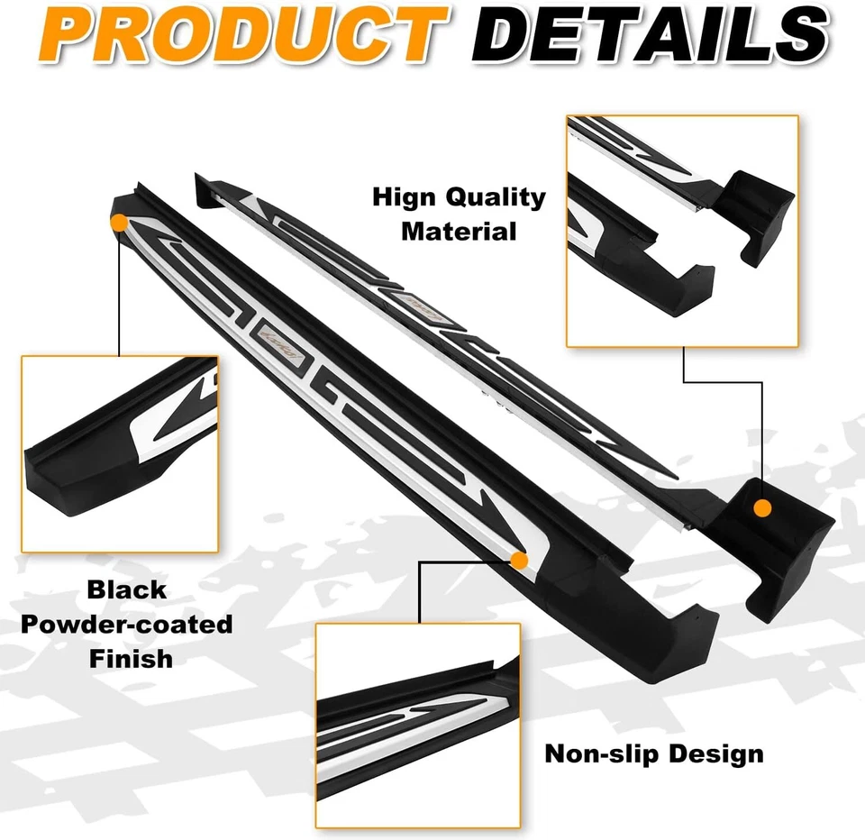 Escalón lateral para Ford Explorer 2011-2019 estribo barra Nerf plataforma placa Iboard Foto 3 de 4