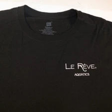 LE REVE AQUATICS Staff Crew Performer WYNN LAS VEGAS CASINO T SHIRT XXL Cirque