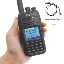 TYT MD-UV380 DMR Mobile Radio Dual Band 136-174MHZ /400-480MHz+Programming Cable
