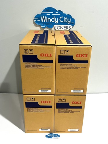 Ensemble de batteries Oki Image YMCK 45395717, 18, 19, 20 couleurs MPS3537, série MPS4242 - Photo 4/4