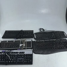 Lot of 5 PS/2 Wired Keyboards - Generic/Various Brands