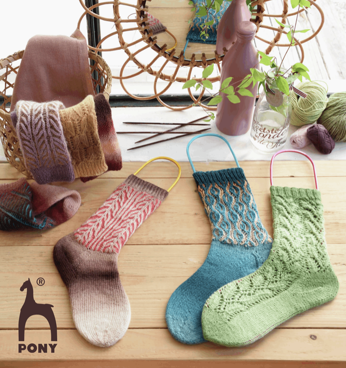 BLOCCANTI CALZINI ABBRACCI LANA Calzini a maglia forma facile 4 TAGLIE PONY 36 38 40 42 UK