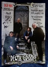 DELTA GROOVE - RHYTHM & BLUES SIGNED POSTER-MURDERERS NORWICH 29TH MARCH 2018