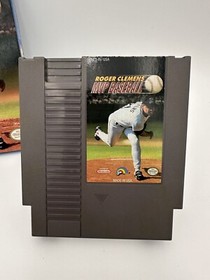 Roger Clemens' MVP Baseball (Nintendo NES) - NO MANUAL - Box And Game ONLY