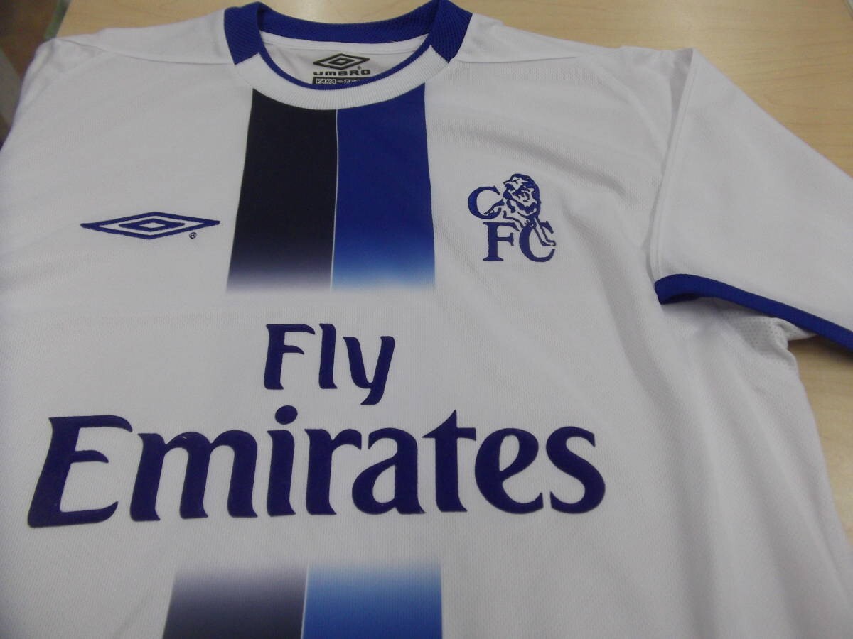 ウェア Chelsea FC 03/04 Away Uniform Terry #26 - Chelsea 2003-2004 Away Jersey with Premier