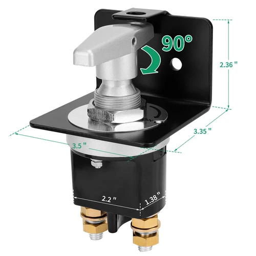 12V-36V Battery Kill Switch Disconnect Isolator Power Cut OFF Car Boat Marine RV - Picture 7 of 15