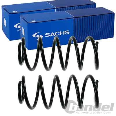 2X SACHS FAHRWERKSFEDERN HINTEN PASSEND FÜR OPEL CORSA LINKS+RECHTS