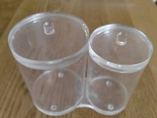 Aufbewahrungsbox Wattestäbchen Watte Pads o.a. Kosmetik Bad