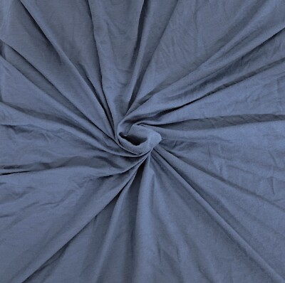 Denim Micro Modal Spandex Jersey Knit Fabric by the yard Way Stretch 