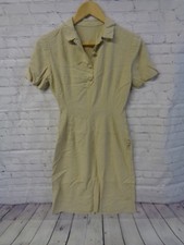  Vintage Short Sleeve Dress w/ Collar