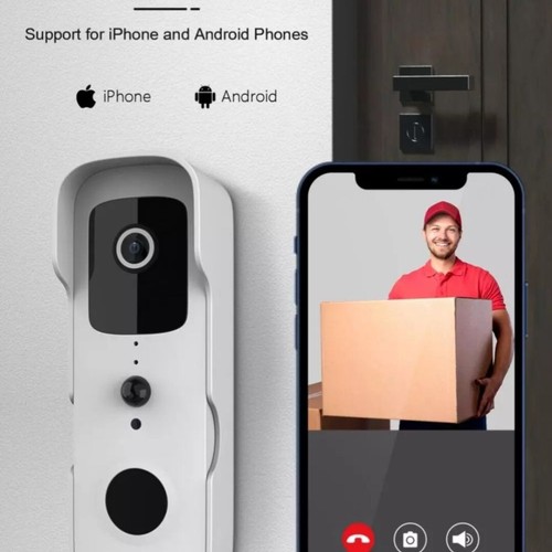 2MP Tuya Video Doorbell Camera Smart Wireless WiFi Intercom Door Bell Ring CCTV - Picture 8 of 9