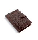 Filofax A6 Compact Classic Croc Organiser Planner Notebook Leather-026015 #B9