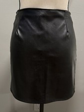 NEW W/TAGS Black Pleather Skirt